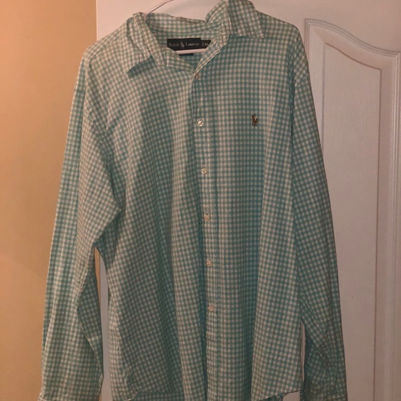 Polo Ralph Lauren Teal Button Down - Picture 2 of 2